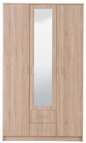 Ντουλάπα Hana 3K2FO Sonoma 120x52x205 εκ. 120x52x205 εκ.