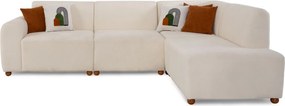 Corner Sofa S-Loft Right - White White