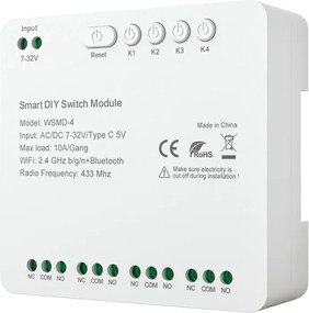 DIY Avatto WSMD-4 32V μονάδα έξυπνου διακόπτη
