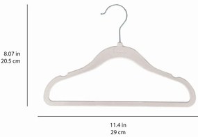 3Sprouts κρεμάστρες Αντιολισθητικές Seafoam (σετ 15 τμχ)