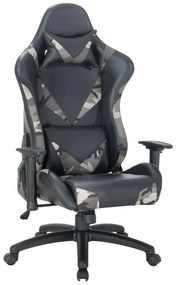 Office Chair - Gaming 9810 Fylliana Grey 68.5*69.5*128.5 cm 68.5x69.5x128.5 εκ.