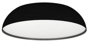 Eglo Tollos-Z Κλασική Μεταλλική Πλαφονιέρα Οροφής με Ενσωματωμένο LED σε Μαύρο χρώμα 55cm 900407