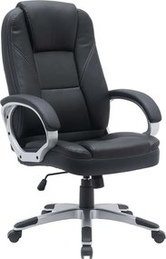BF6950W Πολυθρόνα Γραφείου Διευθυντή, Pu Μαύρο   1τμχ