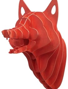 Intra απο ξύλο plywood 3mm-4mm πάχος – Fox Head 3D ξύλινο παζλ για διακόσμηση τοίχου ξύλο DXF 25x30 cm INTRAVECTRY-MY555544