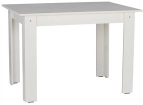 KITCHEN TABLE KELVIN  110x80x77H, WHITE