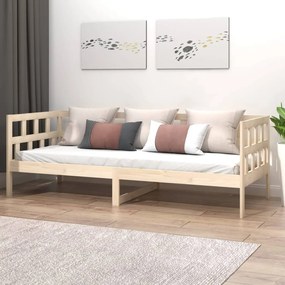 Καναπές Κρεβάτι 90 x 200 εκ. από Μασίφ Ξύλο Πεύκου