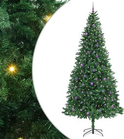 vidaXL Τεχνητό Χριστουγεννιάτικο Δέντρο με 300 LED Πράσινο 300 cm