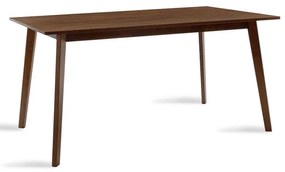 Dining table Benson mdf - venner in walnut color 150x90x75cm 150x90x75 εκ.