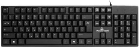 POWERTECH πληκτρολόγιο PT-1074, ενσύρματο, 1.35m, EN/GR, μαύρο