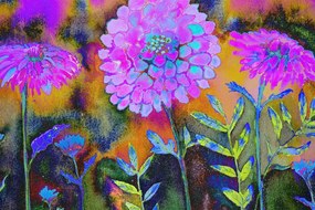 Εικόνα όμορφα λουλούδια - 60x40