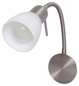 Rabalux Soma Σποτ Με Ιστό 22.5x8x20.5cm Επιτοίχιο Νίκελ Ματ 6300