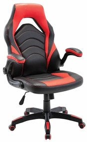 Καρέκλα gaming Mesa 433, Κόκκινο, Μαύρο, 115x71x67cm, Με ρόδες, Με μπράτσα, Μηχανισμός καρέκλας: Κλίση | Epipla1.gr