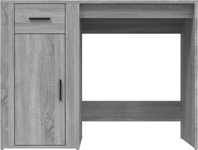 vidaXL Γραφείο Γκρι Sonoma 100 x 49 x 75 εκ. από Επεξεργασμένο Ξύλο