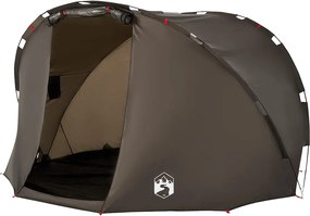 vidaXL Σκηνή Ψαρέματος 5 Ατόμου Αδιάβροχη Καφέ