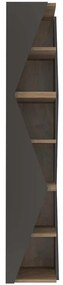Ραφιέρα Δαπέδου Arrow 875ZNA4623 31,8x31,8x165cm Black-Walnut