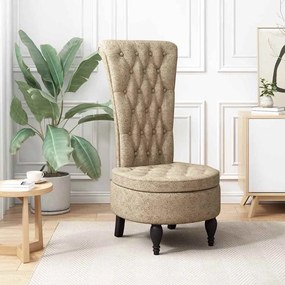 vidaXL Καναπέ με κουβέρτα Ανοιχτό γκρι 56,5 x 70 x 110 εκ