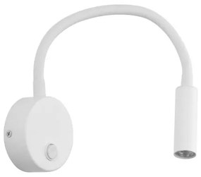 Απλίκα Φωτιστικό Τοίχου Flexible G9 6W IP20 Lagos TK Lighting-5921-Λευκό 5921