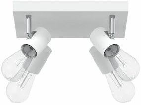vidaXL Σποτ οροφής Λευκό 26.5 x 26 x 11.5 εκ Ατσάλι