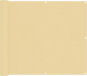 vidaXL Οθόνη Μπαλκονιού PU επενδεδυμένος οξφόρδης αλουμίνιο