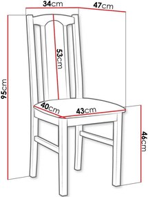 Καρέκλα Bossi VII - sonoma - kafe