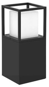 Adeleq Κολώνα Αλουμινίου Τετράγωνη W15xH30cm Ντουί Ε27 IP54 Γραφίτης 9-721