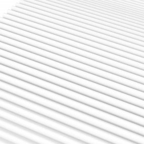 vidaXL Στρώμα Αφρού Σκληρότητα H2 H3 Λευκό 140 x 190 εκ.