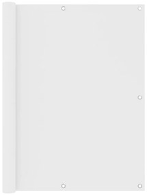 Διαχωριστικό Βεράντας Λευκό 120 x 500 εκ. Ύφασμα Oxford - Λευκό