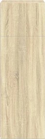 vidaXL Ντουλάπι Sonoma Δρυός 50x41x124 εκ. από Επεξεργασμένο Ξύλο