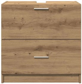 vidaXL Ντουλάπι Νεροχύτη με συρτάρι Artisan Oak 59 x 37 x 59 cm