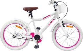 vidaXL Παιδικό Ποδήλατο 18 ίντσες για 5-7 ετών Λευκό