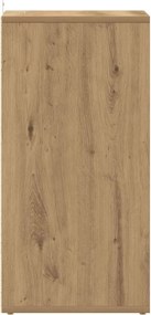 vidaXL Ντουλάπια παπουτσιών 2 τεμ Artisan Oak 32x35x70 cm