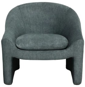 Πολυθρόνα Berza ανθρακί ύφασμα 76x76x71εκ 76x76x71 εκ.