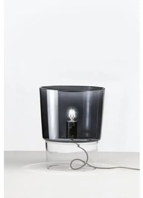 Επιτραπέζιο Φωτιστικό 1xE27 Dimmer Φυσητό Γυαλί Φ30cm Vestale T3 Prandina -1B84000214326-Φιμέ/Smoke 1B84000214326