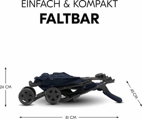 Καροτσάκι Mωρού Hauck Σκούρο μπλε