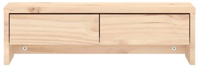 vidaXL Βάση Οθόνης 50 x 27 x 15 εκ. από Μασίφ Ξύλο Πεύκου