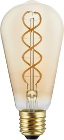 LED Λαμπτήρας B01 5V Αχλάδι ST64 Μελί Σπιράλ Νήμα 1,3W E27 Dimmable 2500K