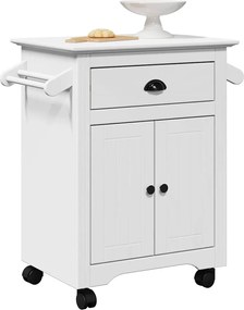 vidaXL Καροτσάκι κουζίνας "BODO" Λευκό 72x45x80 cm