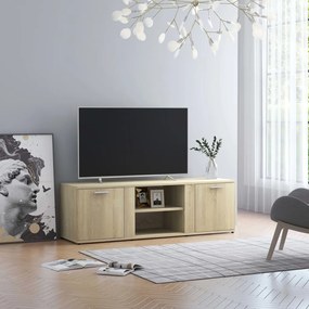 vidaXL Έπιπλο Τηλεόρασης Sonoma Δρυς 120 x 34 x 37 εκ. από Μοριοσανίδα