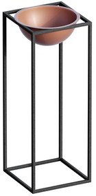 Κασπώ 247HFM1178 22x22x60cm Black-Copper Aberto Design Metal