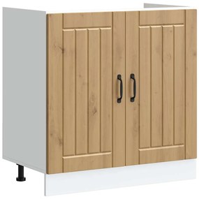 Ντουλάπι βάσης νεροχύτη "Lucca" Artisan Oak Engineered Wood