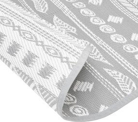 vidaXL Χαλί εξωτερικού χώρου ARAKIL γκρι Ø200 cm PP