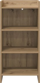vidaXL Πλαϊνό γραφείο Artisan Δρυς 40 x 36 x 80 εκ Επεξεργασμένο Ξύλο