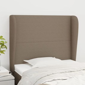 vidaXL Κεφαλάρι με Πτερύγια Taupe 103x23x118/128 εκ. Υφασμάτινο