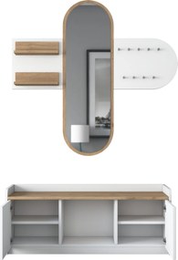 Hall Stand EE101 - 1983 - Walnut White
Walnut