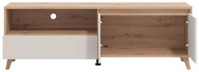 Έπιπλο τηλεόρασης STIRLING 157 3K1F2V Artisan Oak - Cashmere 157x40x53εκ. 157x40x53 εκ.