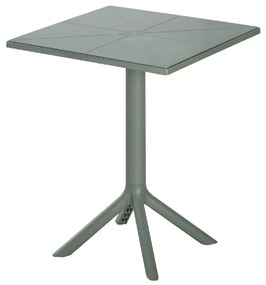 ΤΡΑΠΕΖΙ ΠΟΛΥΠΡΟΠΥΛΕΝΙΟΥ ΤΕΤΡΑΓΩΝΟ TERRIN HM6125.15 DARK OLIVE 60,5x60,5x76,5Υεκ.