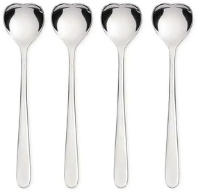 Κουταλάκι Παγωτού Big Love (Σετ 4Τμχ) AMMI01CUS4 17cm Inox Alessi Ανοξείδωτο Ατσάλι