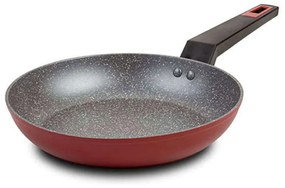 Τηγάνι Αντικολλητικό Taurus 10-144-051 24cm Bordo-Black Nava 24cm Aluminium