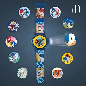 AS Παιδικό Ψηφιακό Ρολόι Προτζέκτορας Sonic Για 3+ Χρονών