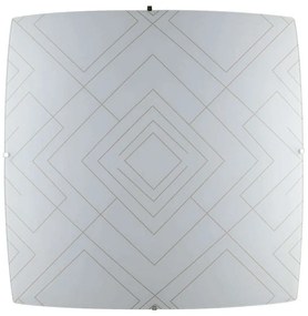 Φωτιστικό Οροφής - Πλαφονιέρα Vector I-VECTOR-PL50 4xE27 50x50cm White Luce Ambiente Design